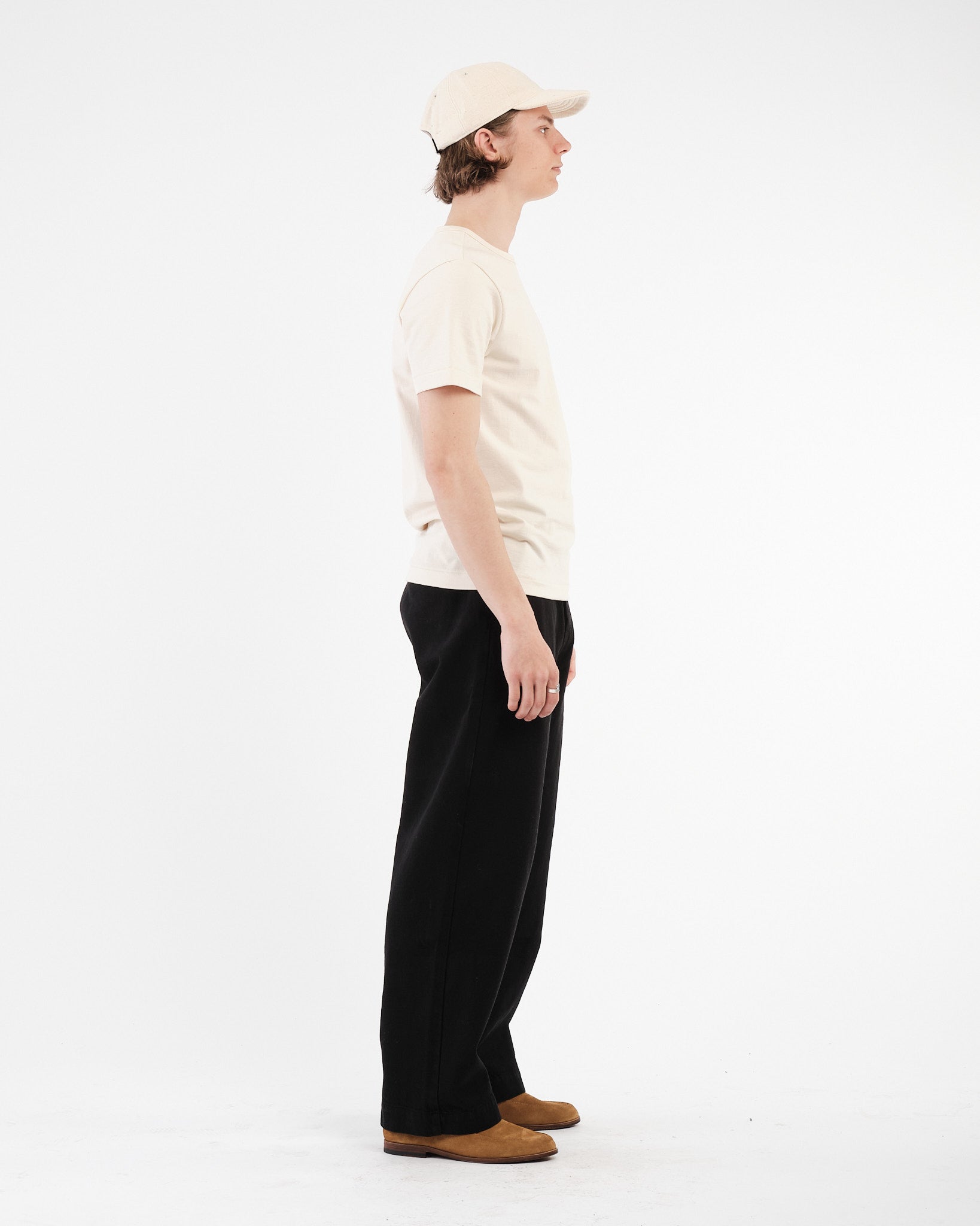 MERZ B SCHWANEN CHINO02 High Rise Chino Wide Leg 99 Deep Black MEADOW MERZ B SCHWANEN CHINO02 High Rise Chino Wide Leg 99 Deep Black MEADOW